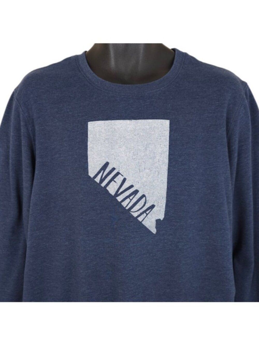 Nevada Sweatshirt Womens Size 2X Blue Travel Destination Souvenir